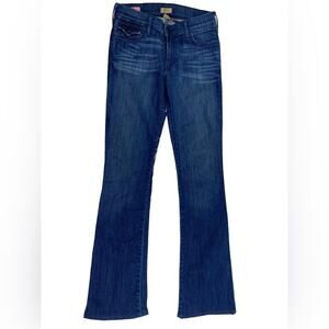True Religion Women's Becca Midrise Bootcut Blue Size 26 Distressed